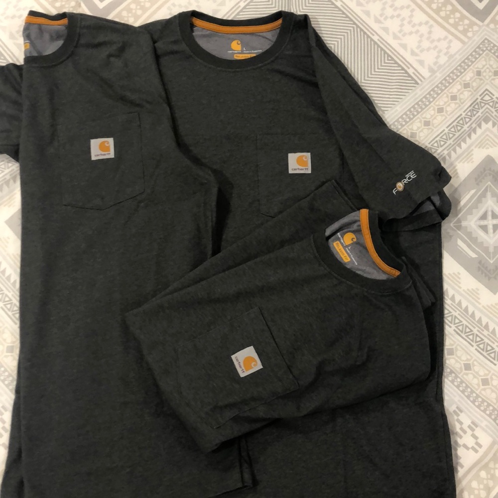 Bundle of 3 Carhartt Force work T-shirts’